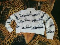 Ellesse Pullover Sweatshirt Shirt Cropped Gr.40 Druck Thüringen - Jena Vorschau