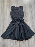 Swing Kleid M 38 Spitze schwarz Corsage Abiball Cocktail Colditz - Colditz Vorschau