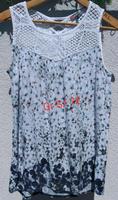Street One Top Shirt Gr S A- Linie weiß dunkelblau Sachsen - Plauen Vorschau