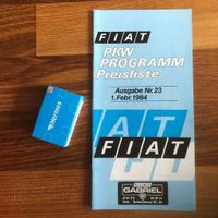 Fiat Preisliste Programm Nr.23 Februar 1984 Hessen - Kassel Vorschau