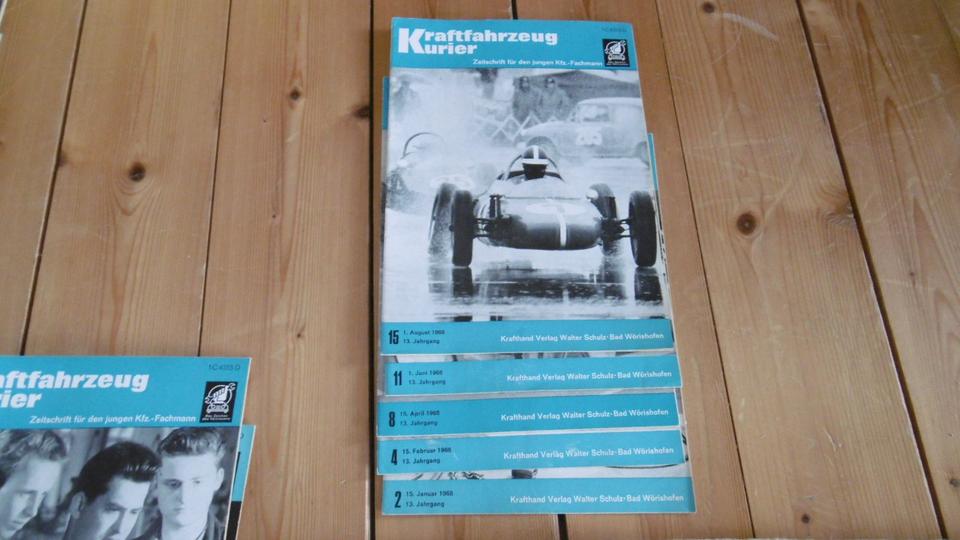 Krafthand Verlag Kraftfahrzeug-Kurier 1961 63 65 66 67 68 in Büttelborn