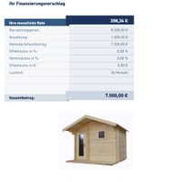 Outdoor Sauna 70mm, Finanzierung 0% incl. Lieferung Nordrhein-Westfalen - Espelkamp Vorschau