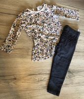 Outfit Pullover mit Leggins Blümchen/Dunkelblau 86 Mädchen Rheinland-Pfalz - Winterspelt Vorschau