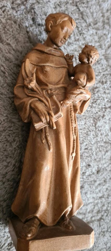 Holzstatue Heiliger Antonius in Bad Schönborn