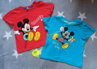 Micky Maus Shirts Zwillinge 92 Niedersachsen - Beckdorf Vorschau