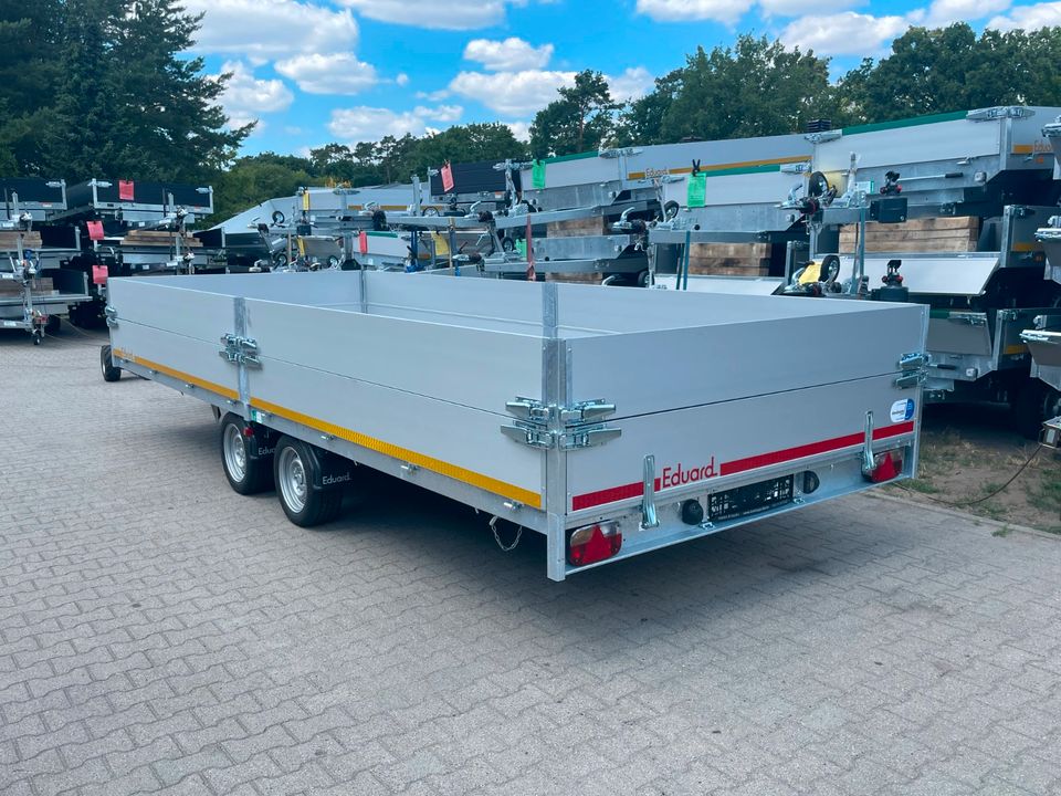 ⭐️ Eduard Auto Transporter 3000kg 606x220x60cm Rampen Winde 63 in Schöneiche bei Berlin