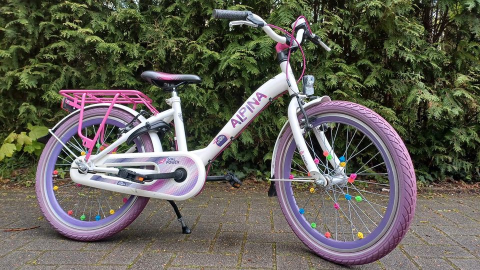 Mädchen Fahrrad ☆ALPINA GIRLPOWER☆ 20 Zoll...NEUWERTIG  ! in Weener