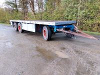 Ballenwagen Strohwagen LKW Anhänger Plattformanhänger Balkenwagen Niedersachsen - Niederlangen Vorschau