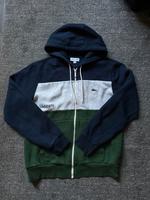 Lacoste Sweatshirt Jacke Pullover Reißverschluss Kapuze Blau Weiß Nordrhein-Westfalen - Meerbusch Vorschau