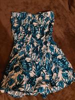 Offsholder Jumpsuit kurz blaue Blätter H&M S Schleswig-Holstein - Satrup Vorschau
