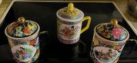 Chinesische Teetasse mit Deckel Kaffeetasse Porzellan handgemalt Berlin - Köpenick Vorschau