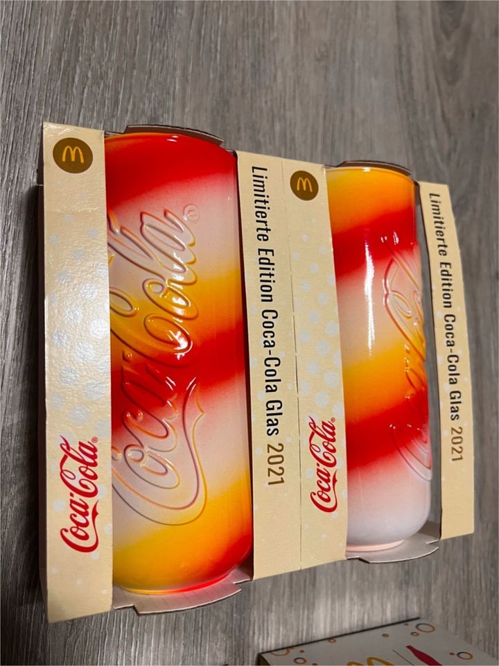 Gläser Mc Donalds Coca Cola Regenbogen sammeln Sammelglas in Esslingen