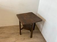 #A DDR Beistelltisch Couchtisch eckig Holz dunkel Wohnzimmer Sachsen - Burgstädt Vorschau