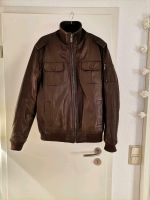 Solid Lederjacke Jacke braun Leder 100% Schafsleder Herren L Hessen - Ebsdorfergrund Vorschau