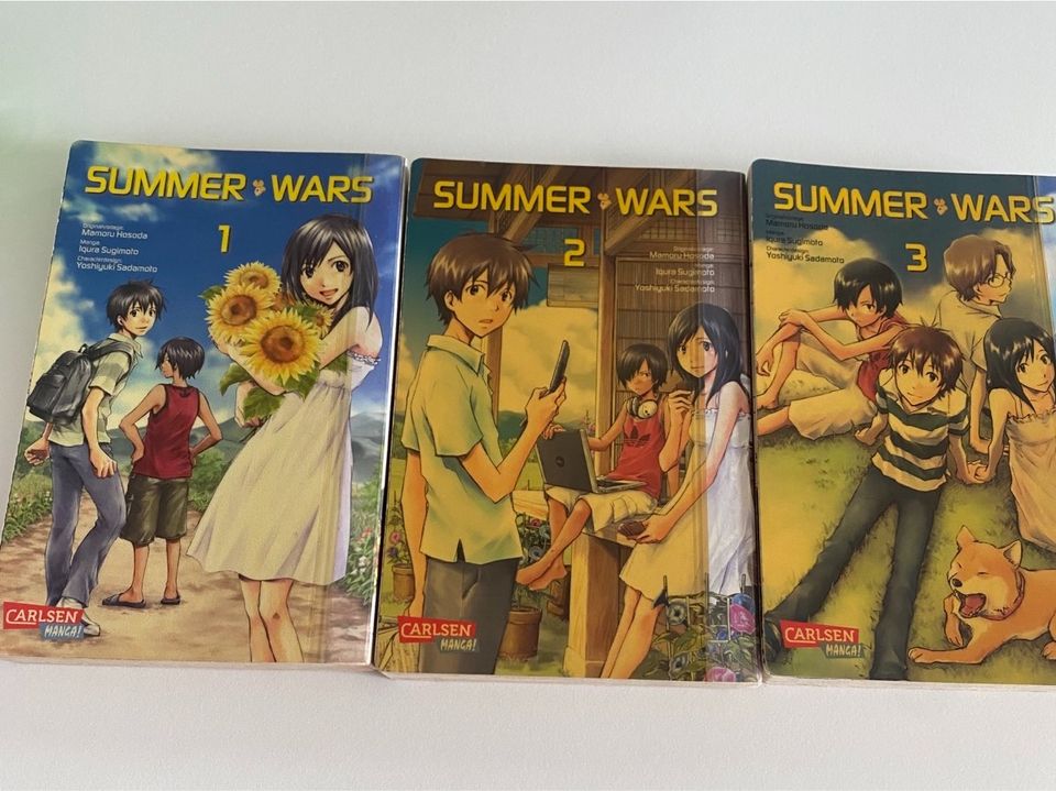 Summer wars Manga 1-3 romance in Minden