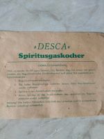 Alter Spiritusgaskocher Sachsen - Bad Gottleuba-Berggießhübel Vorschau