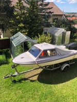 Motorboot Halbkajütboot mit 120ps  Außenborder und Trailer Bayern - Bad Neustadt a.d. Saale Vorschau