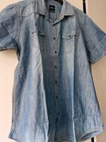 Jeanshemd Gr 43 / 44 - slim fit - vllt 3x getragen Niedersachsen - Wedemark Vorschau