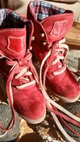 Stiefelette 40 Schuhe rot Baden-Württemberg - Esslingen Vorschau