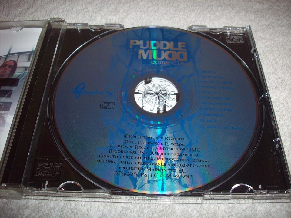 CD PUDDLE OF MUDD Come Clean 2001 GRUNGE ALTERNATIVE ROCK VG+ in Berlin