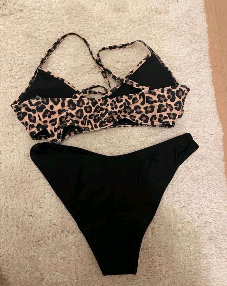 Bikini NEU Gr.38 Leoparden mit Träger in Dunningen