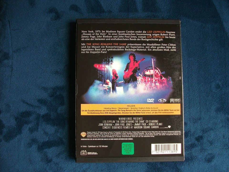 Led Zeppelin The Song remains the same DVD in Braunschweig