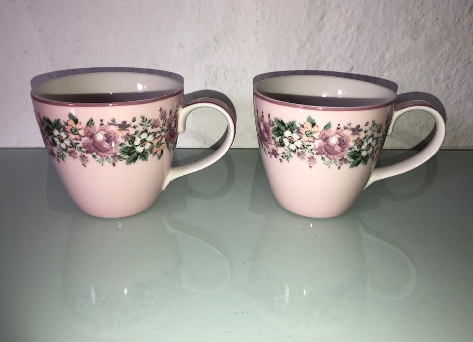 2 Greengate-Tassen rosa mit Blumenmuster + NEU in Berlin