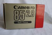 Canon Soft-Focus Lens FD 85mm f/2.8 + Filter Skylight 1A (LA+10) Nordrhein-Westfalen - Moers Vorschau