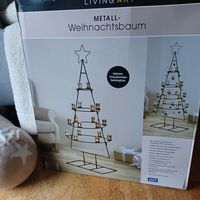 Weihnachtsbaum aus Metall inkl. Glas-Teelicht-Halter Nordrhein-Westfalen - Bad Wünnenberg Vorschau