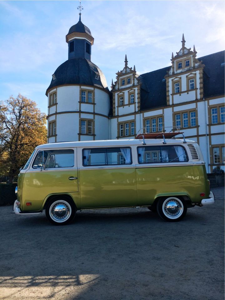 Hochzeitsauto Brautauto Oldtimer VW T2 Mercedes Heckflosse in Dörentrup