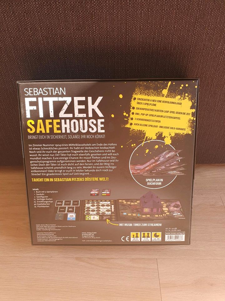 Sebastian Fitzek Safehouse Safe House Gesellschaftsspiel in Seligenstadt