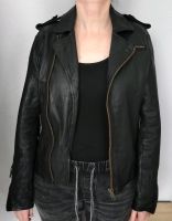 Lederjacke_Superdry_tailliert_Biker Lederjacke Pankow - Prenzlauer Berg Vorschau