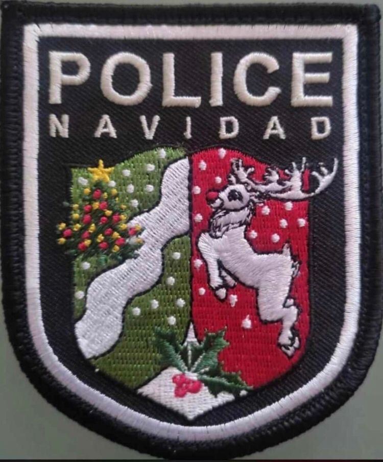 Police Navidad Polizei NRW Patch Weihnachten *neu* in Rüthen