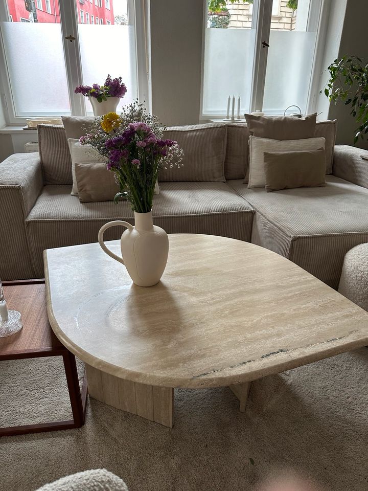 Tisch travertin couchtisch Wohnzimmertisch Marmor Marmortisch in Berlin