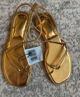 Sandalen Mango Gold Nordrhein-Westfalen - Brühl Vorschau