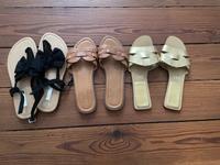 Sandalen Gr. 38-39 Gold Braun Schwarz Zara Primark Berlin - Wilmersdorf Vorschau