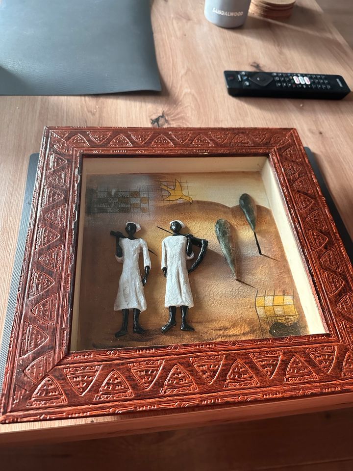 3D Bild afrikanische, Ägyptischer Art in Lehre