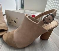 Sandaletten Wildleder beige Esprit Gr. 38 Nordrhein-Westfalen - Hückelhoven Vorschau