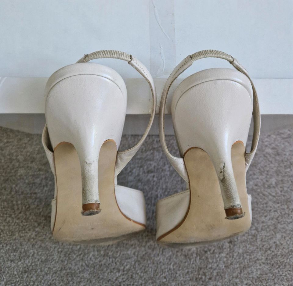 Heine Chillany Slingpumps, cremefarben, Gr. 37 in Berlin