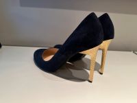 Phillip Hardy High Heels Gr. 39 blau gold Niedersachsen - Isernhagen Vorschau