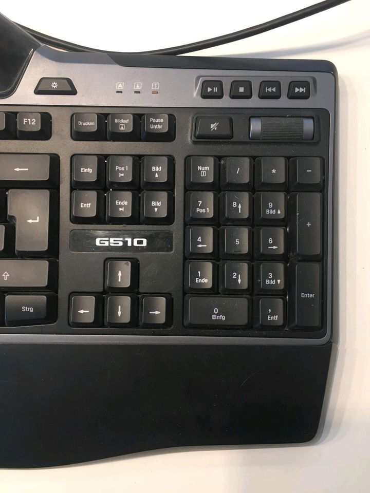 LOGITEC G510 Gaming Tastatur USB Anschluss Schwarz Gamingtastatur in Saarlouis
