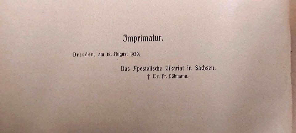 Antikes kirchliches Buch v. 1920 in Landau in der Pfalz
