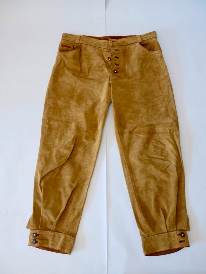 Lederhose Tracht Trachtenhose Herren 58 braun cognac XL in Hamburg