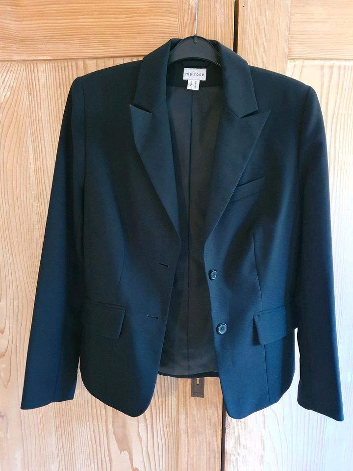 Klassischer Blazer schwarz Melrose 36 in Kirchheimbolanden