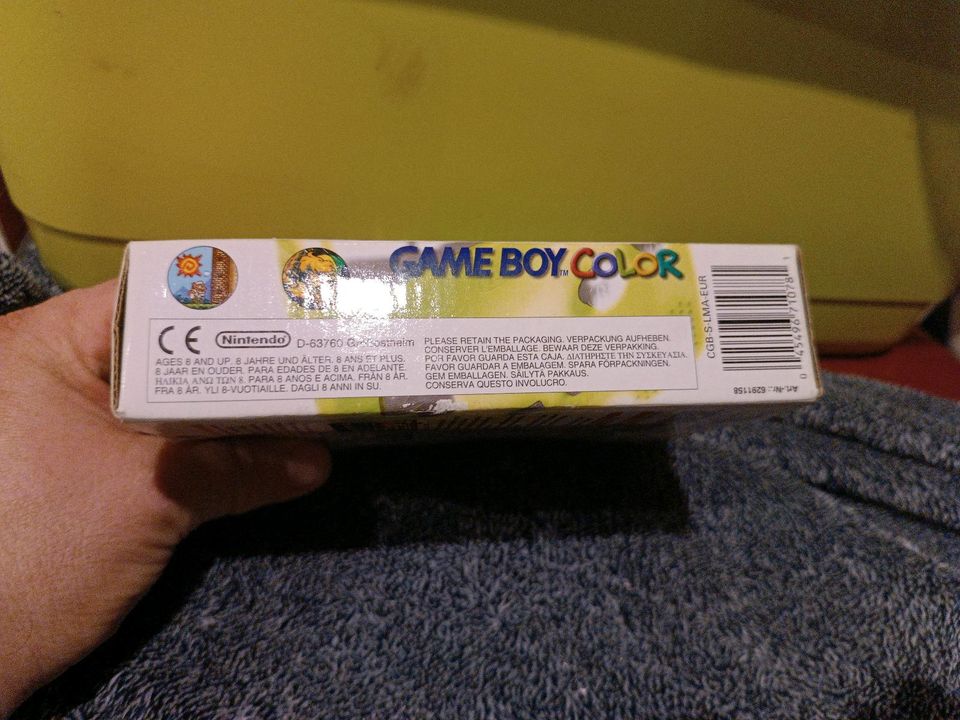 Nintendo Gameboy Color Kiwi grün original Karton mit Papieren TOP in Bad Doberan