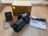 Nikon D5600 & Objektiv Nikkor 18-140mm, 2x Nikon Akkus & Zubehör Niedersachsen - Edewecht Vorschau
