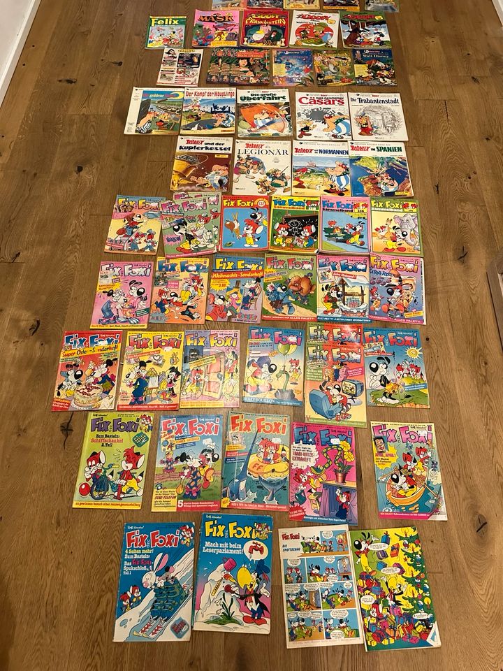 Comic Hefte Konvolut 80er-90er Sammler Fix&Foxi, Disney, Asterix in Chieming
