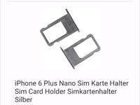 Iphone 6s 6Plus 6 Simkarten Halterung silber Nordrhein-Westfalen - Geseke Vorschau