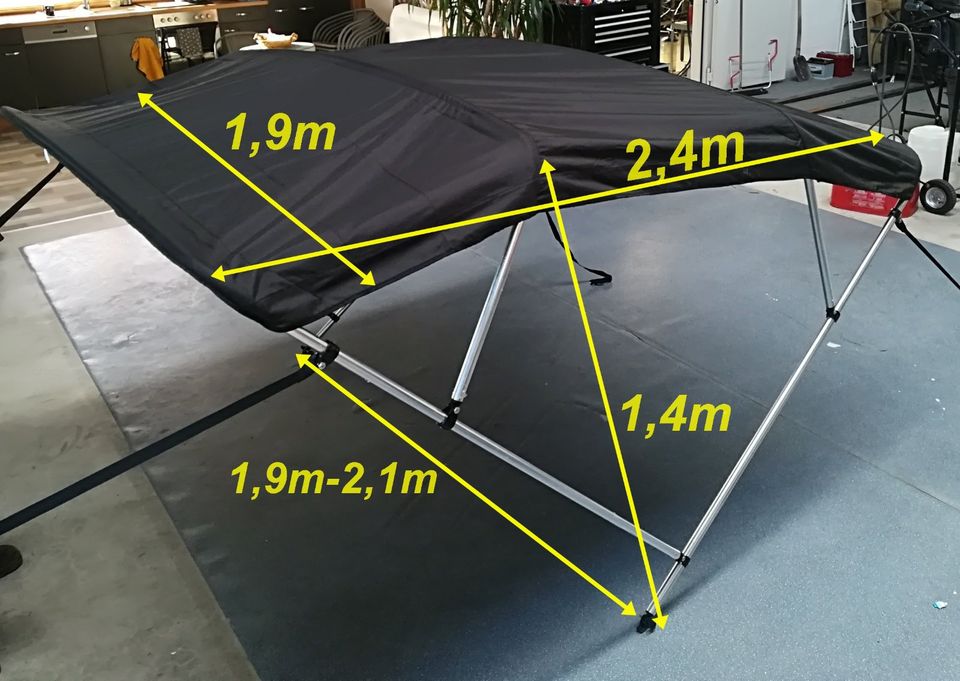 Wir bieten Bimini Tops in Alu oder Edelstahl verschiedene größen in Elmenhorst Kr Stormarn