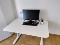 Schreibtisch weiß 80x120 cm Höhe einstellbar Hessen - Kassel Vorschau